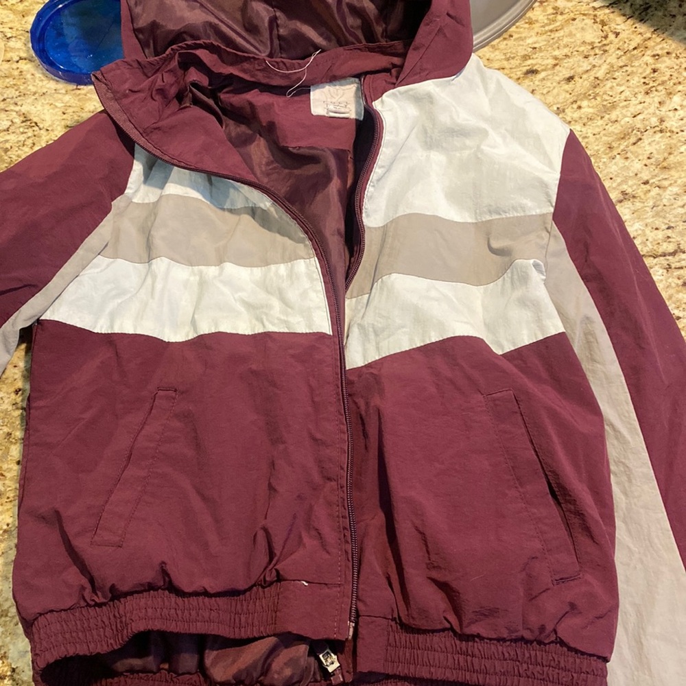 Zip up windbreaker